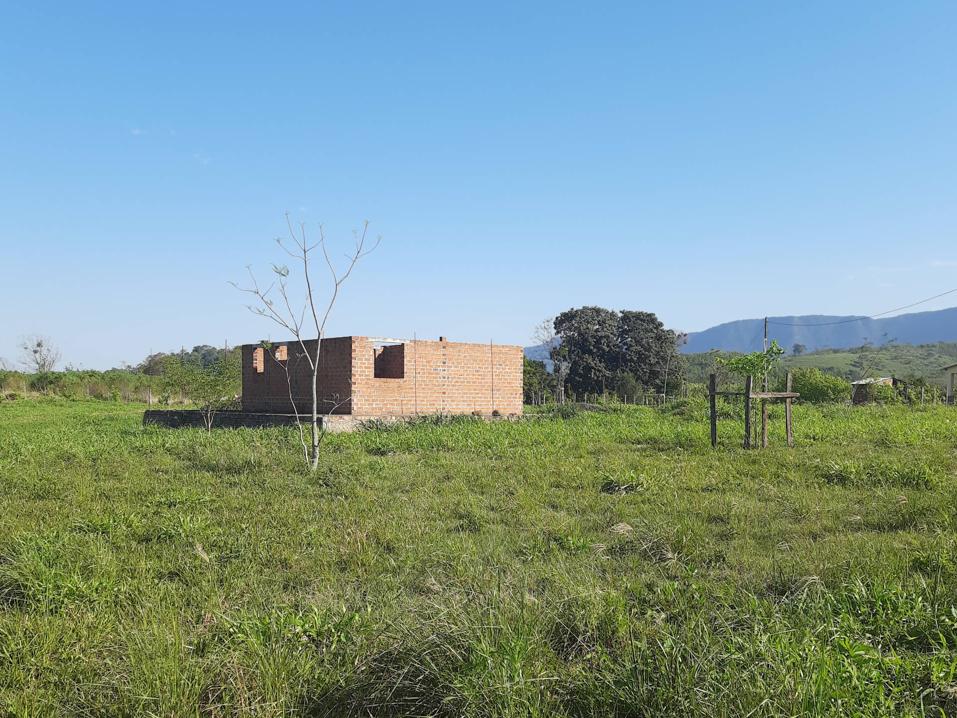 Bungalow im Rohbau im Wohnbereich der Granja del Sol